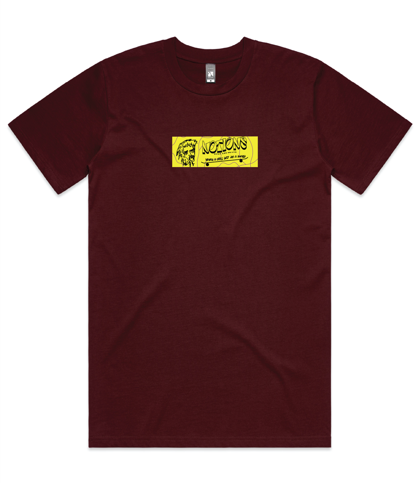 Good day Tee (BURGUNDY)